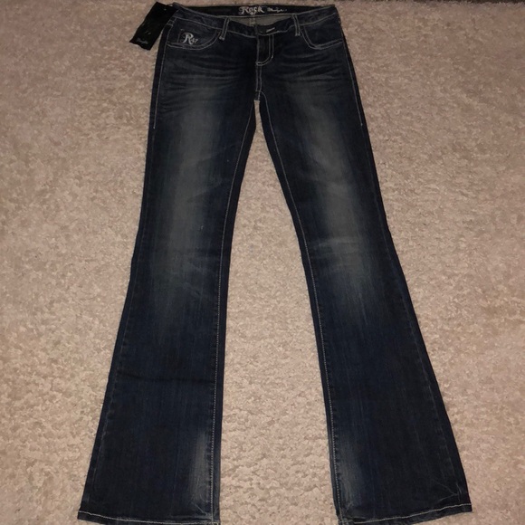 Wrangler Denim - Rock 47 By Wrangler Jeans Low Rise Sz 1 x 36 long